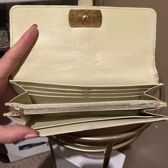 Louis Vuitton Favori Suhali Leather Wallet Portefeuille Le Fabuleux Cream - Picture 7 of 9